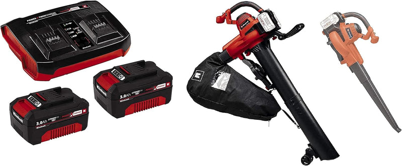 Einhell Akku-Laubsauger GE-CL 36/230 Li E Power X-Change (Li-Ion, 18 V, 230 km/h, max. 225 m³/h, 45