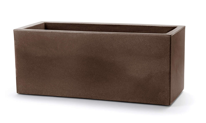 Teraplast Schio Kasten 60 cm Blumenkasten Bronze 60 cm Bronze, 60 cm Bronze