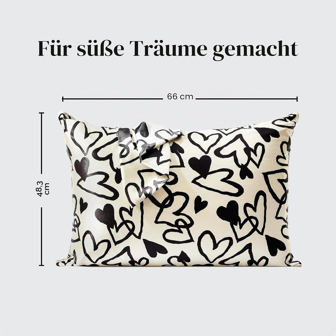 Kitsch Satin-Kissenbezug für Haar und Haut, Queen-Size-Grösse, weicher als Maulbeerseide-Kissenbezüg