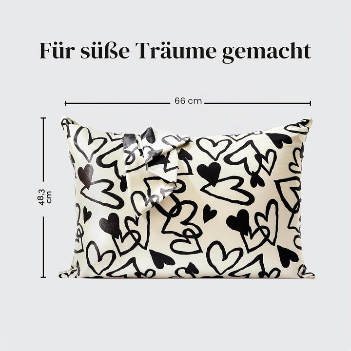 Kitsch Satin-Kissenbezug für Haar und Haut, Queen-Size-Grösse, weicher als Maulbeerseide-Kissenbezüg