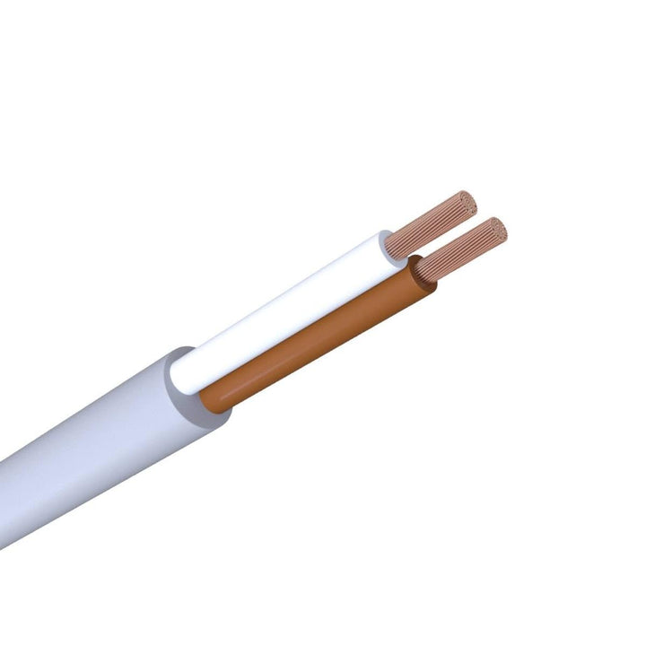 WITTKOWARE LiYY 2x0,50mm² Elektronik-Steuerleitung ohne Abschirmung, Kupfer, Mantelfarbe grau, Kabel