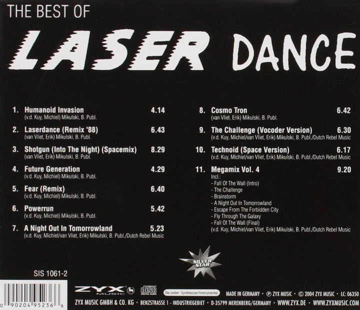 The Best of Laserdance, Audio-CD