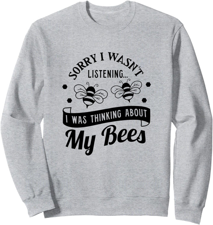 Nachdenken über niedliche Bienen Wildlife Honey Sweatshirt