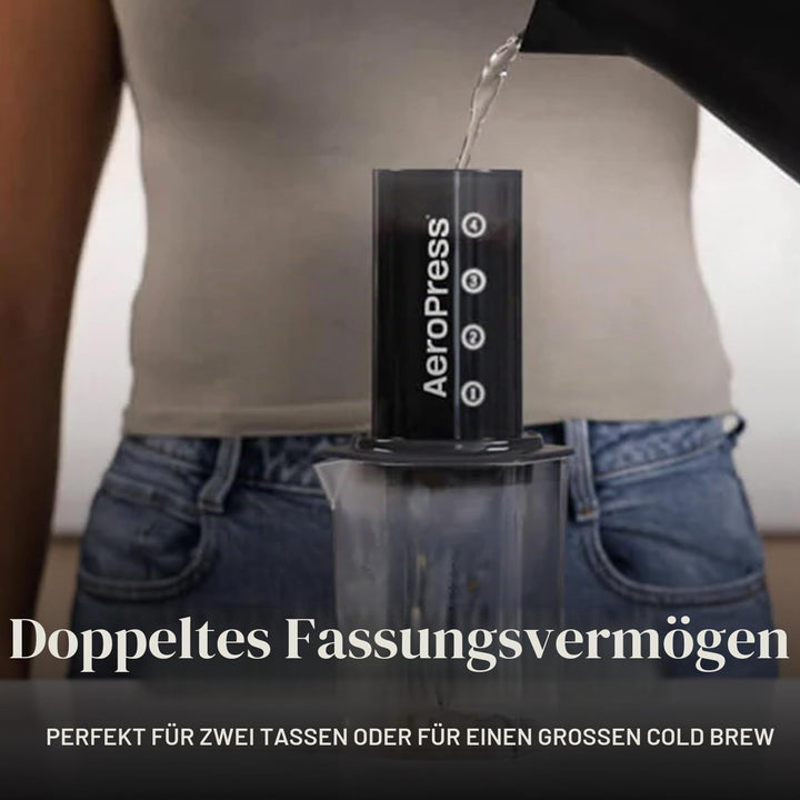 AeroPress Kaffeekaraffe, 600 ml (20 oz) Fassungsvermögen, Bruchsichere Pour Over Karaffe, Ideal für