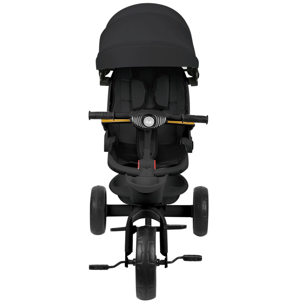 Kompakter Kinderwagen – bis 25 kg, neigbar, faltbar, mit Getränkehalter, Regenschutz, Sonnenblende (