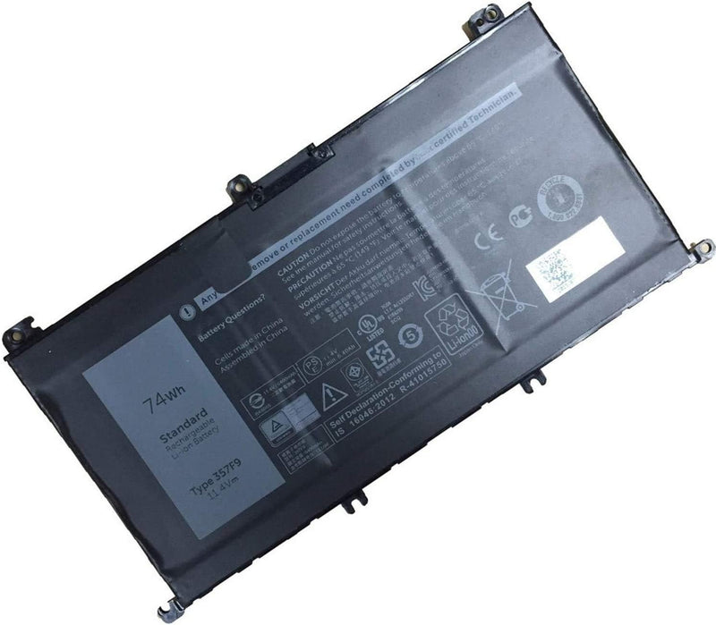 357F9 71JF4 0GFJ6 P57F 071JF4 0357F9 Laptop-Akku Kompatibel mit Dell Inspiron 15 7000 7559 7557 7567