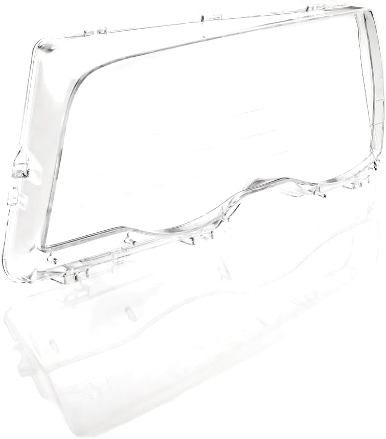 LST 2x Scheinwerferglas Streuscheibe Halogen Xenon links rechts Set kompatibel mit BMW 3er E46 Limou