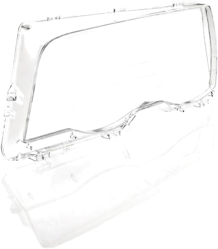 LST 2x Scheinwerferglas Streuscheibe Halogen Xenon links rechts Set kompatibel mit BMW 3er E46 Limou