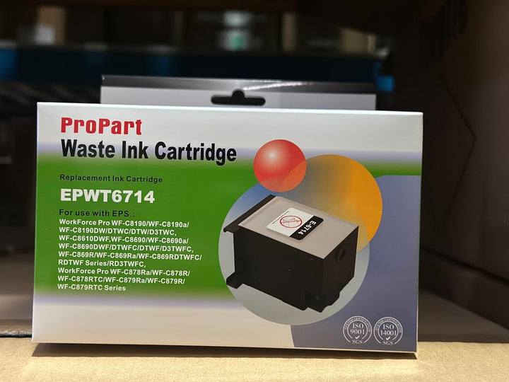 Wartungsbox kompatibel mit Epson WorkForce WF-C8190,C8610,C8690,C878, T6714 C13T671400