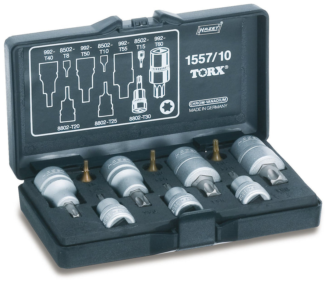 Hazet 1557/10 TORX® Einsatz-Satz