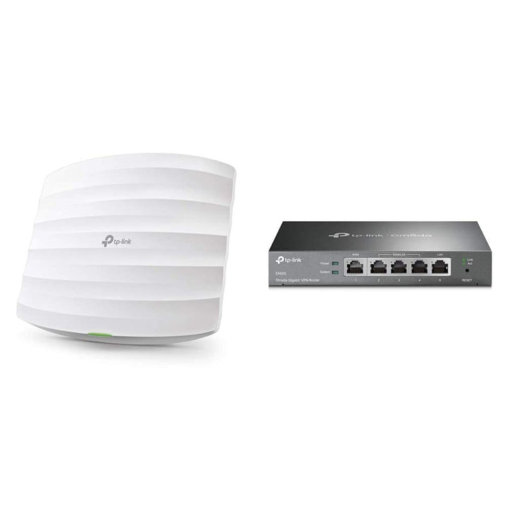 TP-Link EAP225 AC1350 WLAN Access Point + TL-R605 Bundle mitRouter, Bundle mitRouter