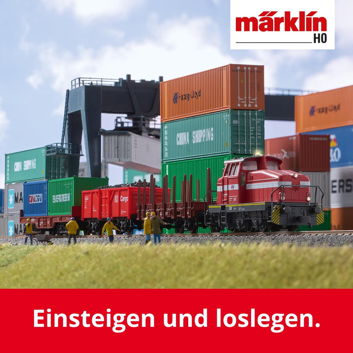 Märklin 29065 Digital-Startpackung Moderner Rangierbetrieb, Spur H0 Modelleisenbahn, viele Soundfunk