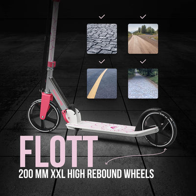 Apollo XXL Wheel Scooter - Phantom Pro Cityroller | Klappbarer City Roller für Kinder | Höhenverstel