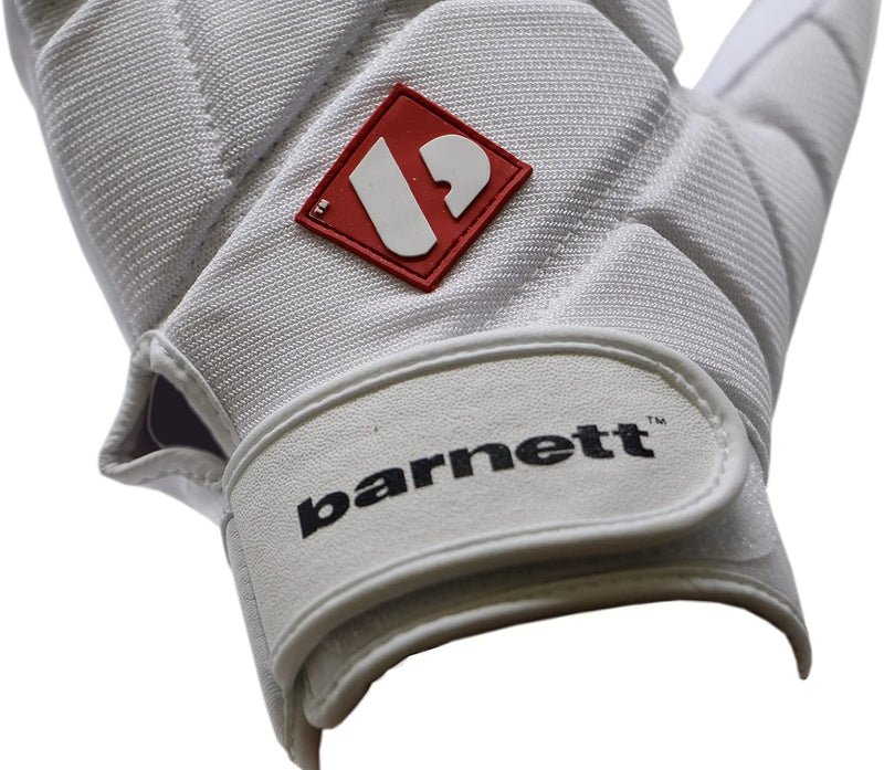 BARNETT FKG-03 Weiss, American Football Handschuhe Linebacker Profi, LB,RB,TE XXL Wess, XXL Wess