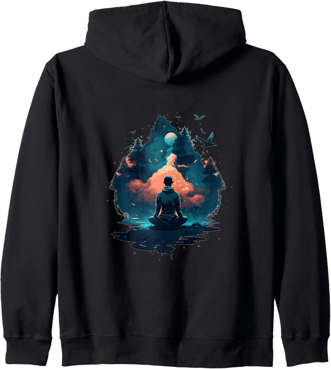 Bunte Meditation Kapuzenjacke