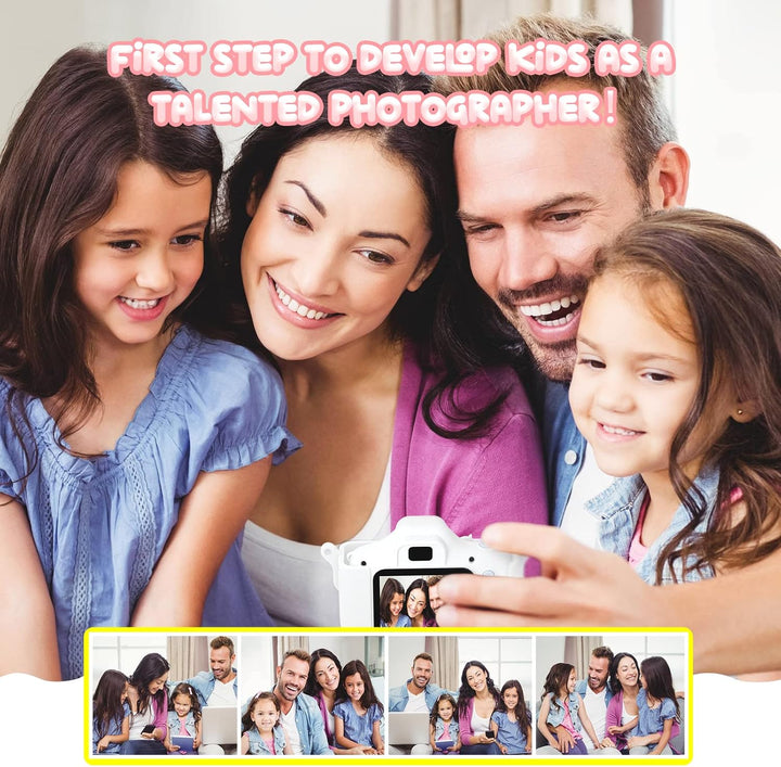 Kinder Kamera, 2.0”Display Digitalkamera,Geschenke für 3 4 5 6 8 7 9 10 11 12Jahre Jungen und mädche