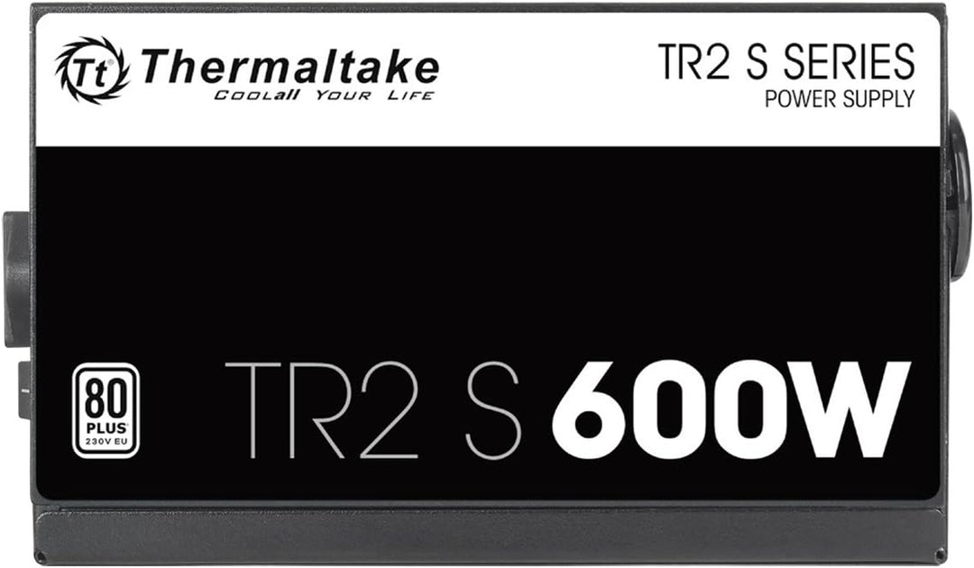 Thermaltake TR2 S 600W | PC-ATX-Netzteil | 80-Plus | leiser 120 Lüfter | EU zertifiziert | schwarz,