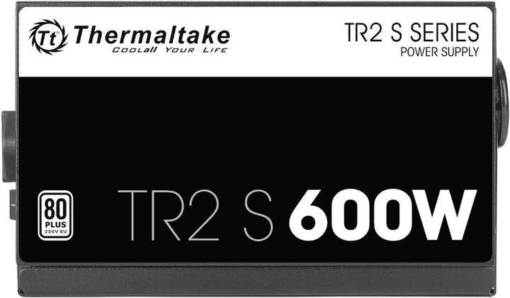 Thermaltake TR2 S 600W | PC-ATX-Netzteil | 80-Plus | leiser 120 Lüfter | EU zertifiziert | schwarz,
