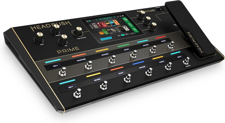 HeadRush Prime - Gitarren &amp; Vocal Multi-Effekt-Pedal, Modelling-Prozessor mit Amp Cloner, Antares Au