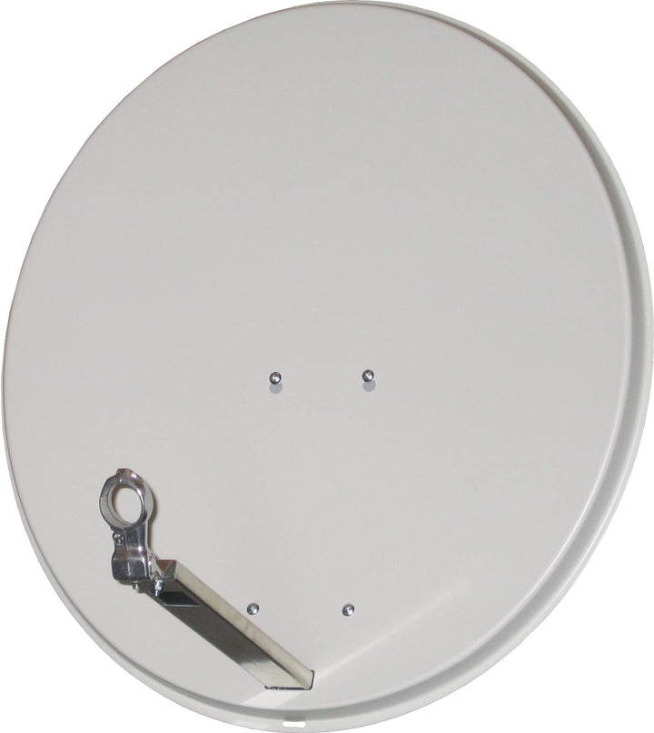 Sky Vision IDEAL 65 Alu-Satellitenspiegel hell RAL 7035 (40mm Feedaufnahme, 32-60mm Mastaufnahme, 65