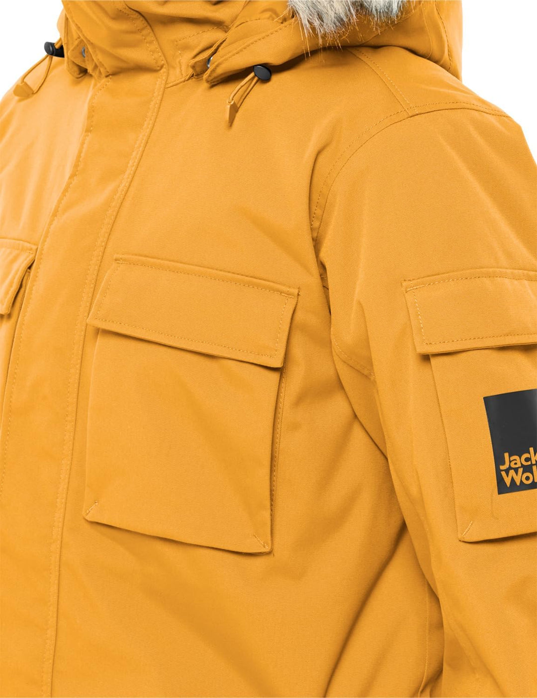 Jack Wolfskin Herren Glacier Canyon Parka Parka S mustard, S mustard