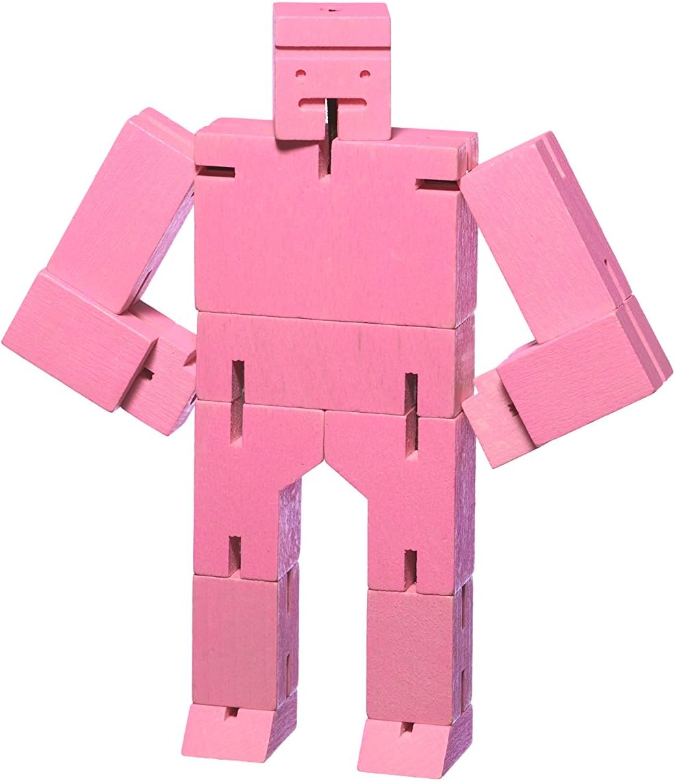Cubebot by David Weeks small pink