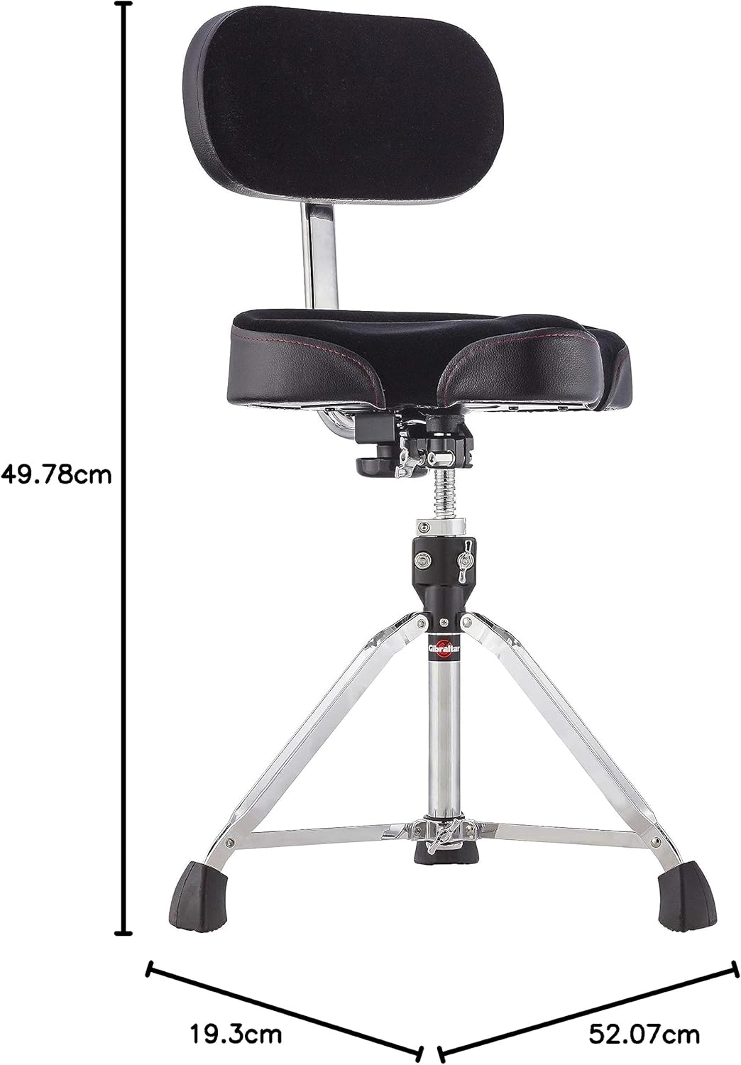 Gibraltar GI806944 Schlagzeughocker Moto / Backrest 9608MB 9000Series, 9608MB