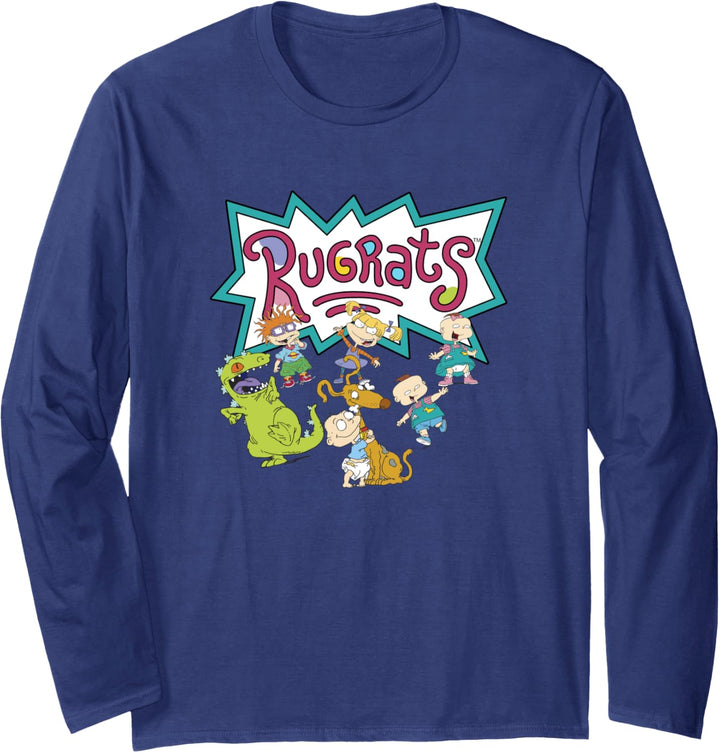 Rugrats Group Play Time Logo Langarmshirt