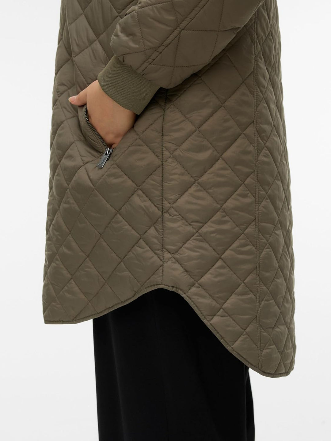 VERO MODA Female Mantel VMHAYLE Steppjacke Bungee Cord XS, Bungee Cord XS