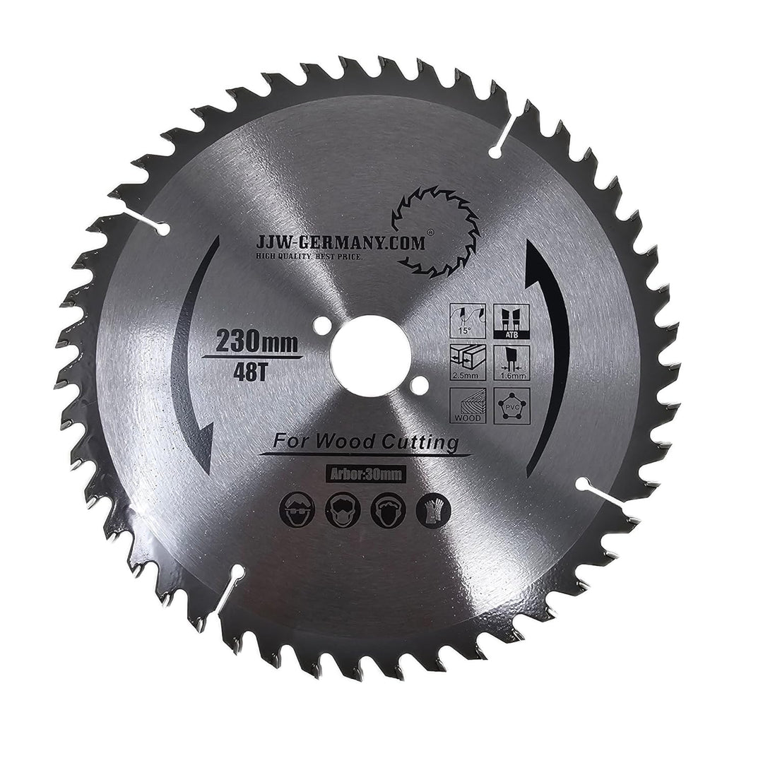 HM - Sägeblatt 230 x 2,5 x 30 mit 48 HM Zähnen WZ, Industriequalität nach DIN EN 847-1