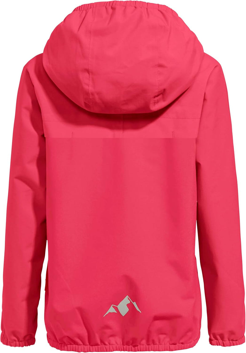 VAUDE Kids Turaco Jacket II - Regenjacke Kinder 98 bright pink, 98 bright pink