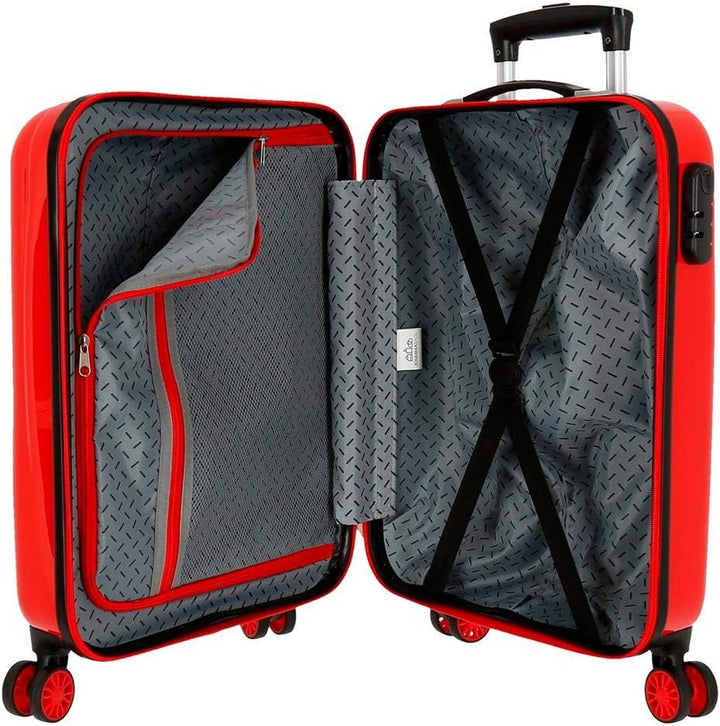 Hello Kitty Castle Kabinenkoffer Rot 38x55x20 cms Hartschalen ABS Kombinationsschloss 35L 2,3Kgs 4 R