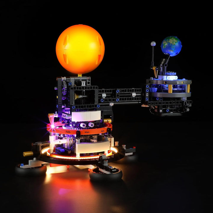 BRIKSMAX Led Licht für Lego Planeta Tierra y Luna en Órbita 42179 - Compatible with Lego Technic Bau