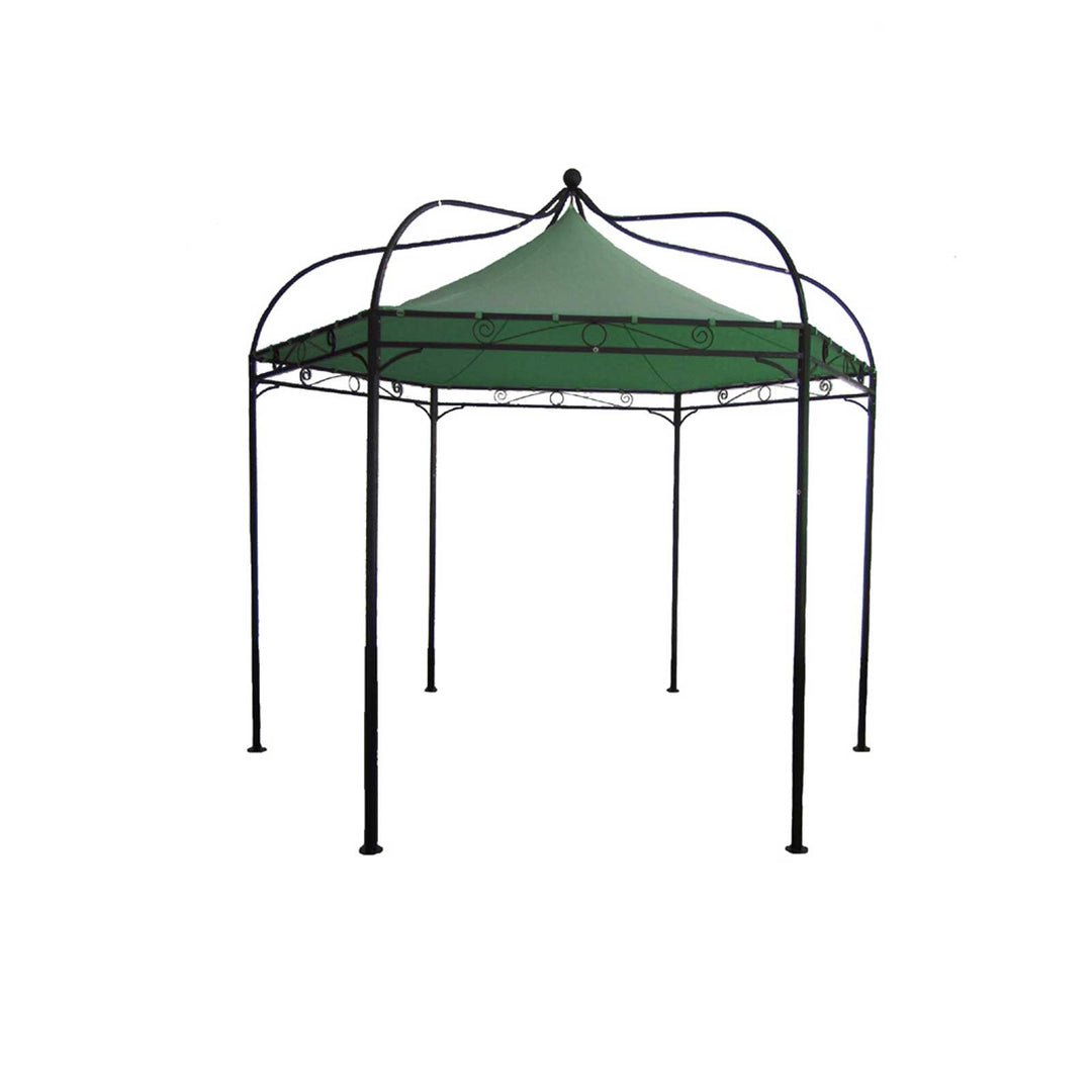 Gartenmoebel Pavillon Modena Ersatzdach grün Polyester PVC-beschichtet Gartenpavillon Pavillonersatz