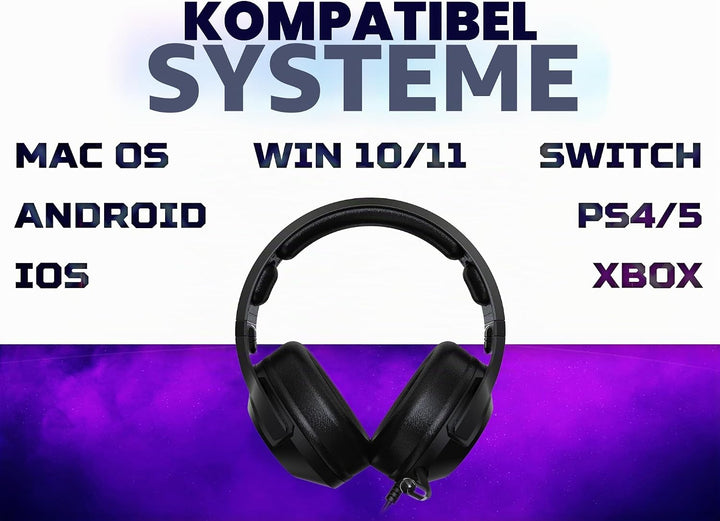 Predator Galea 350 Gaming Headset (TrueHarmony Soundscape-Technologie, 7.1 Virtual Sound, omnidirekt
