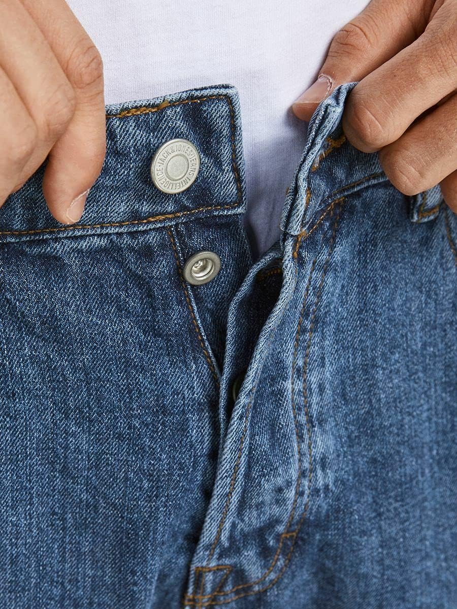 JACK & JONES Herren Jeans 34W / 34L Blue Denim, 34W / 34L Blue Denim