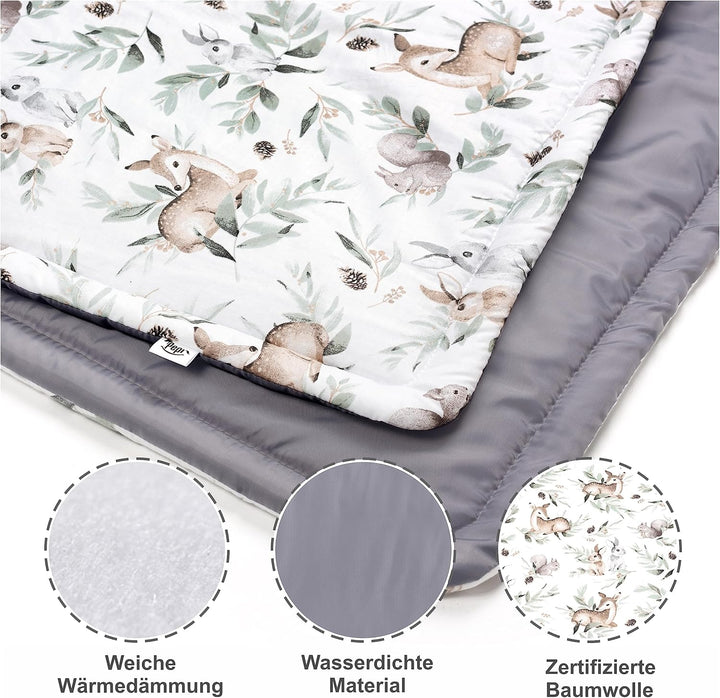 Pepi - Playmat Baby - Spielmatte Baby Faltbar - Spielmatte Kinder - Picknickdecke Wasserdicht 120x15