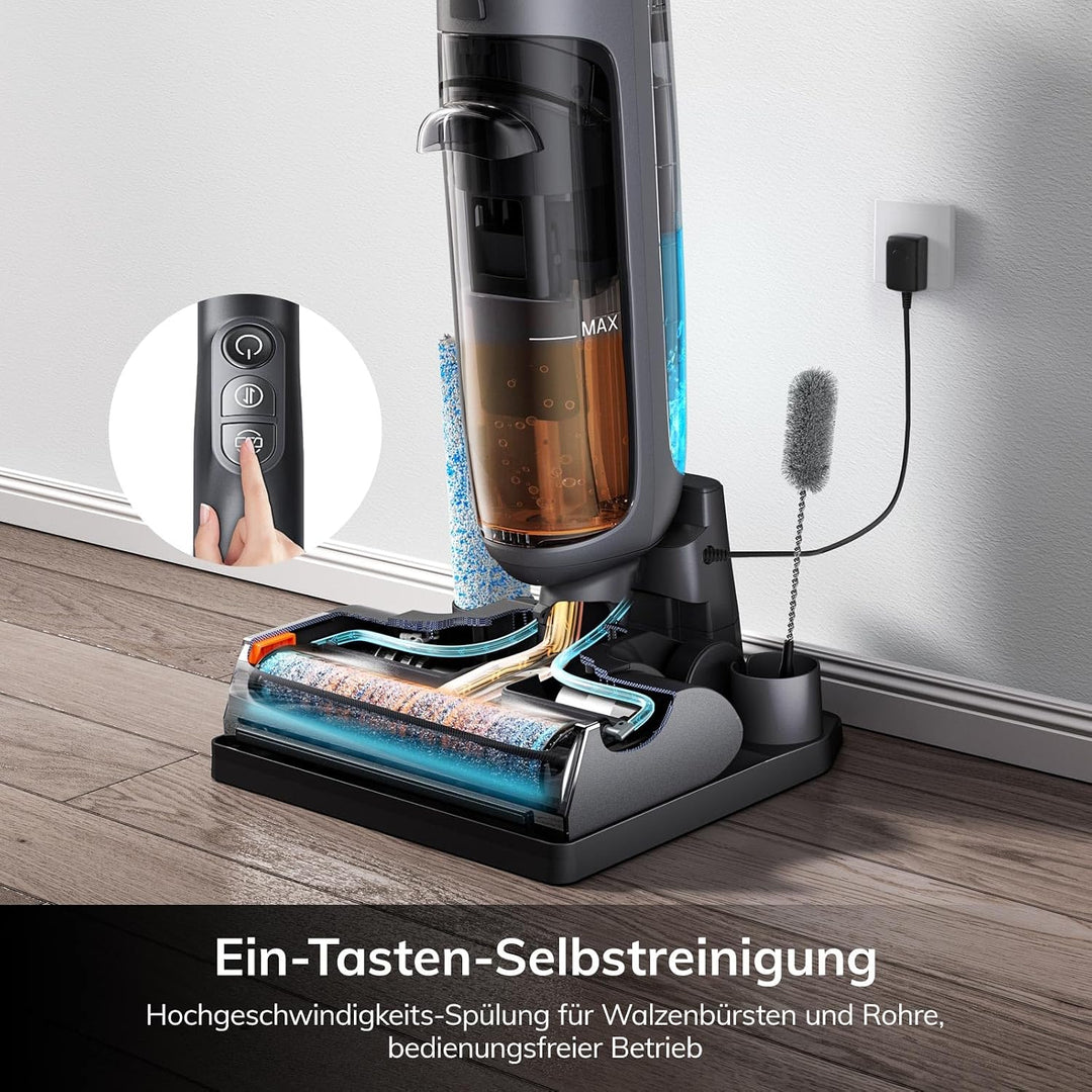 D90 Akku Nass Trockensauger Saugwischer mit Selbstreinigung
