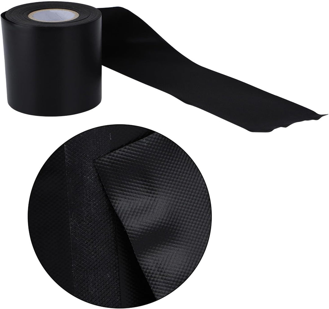 Hztyyier 1 Rolle Rohrband Hochwertiges PVC Klebeband für die Isolierung von Klimaanlagen, Schwarz, 6