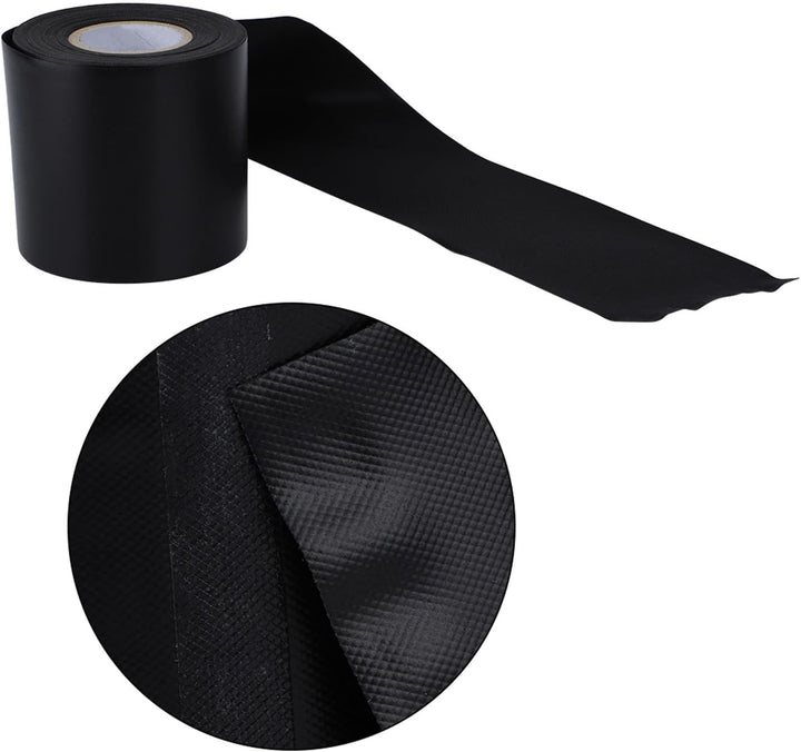 Hztyyier 1 Rolle Rohrband Hochwertiges PVC Klebeband für die Isolierung von Klimaanlagen, Schwarz, 6
