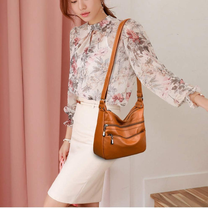 Coolives Damen Umhängetasche Casual Schultertasche Messenger Tasche Gelb EINWEG, Gelb