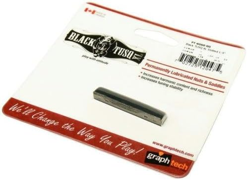Graphtech PT606000 Schwarze Tusq-XL-Mutter mit Schlitz, 6,35 mm (1/4 Zoll) EPIPHON Einzeln, Einzeln