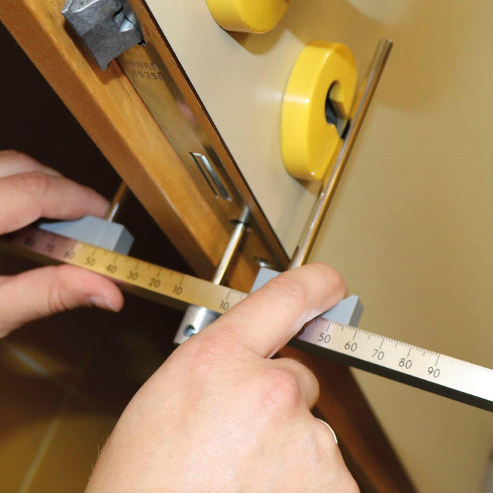 SECOTEC Marchesi 102204081 Zylindermesslehre, Messlehre für Profilzylinder zum Ermitteln der Einbaul