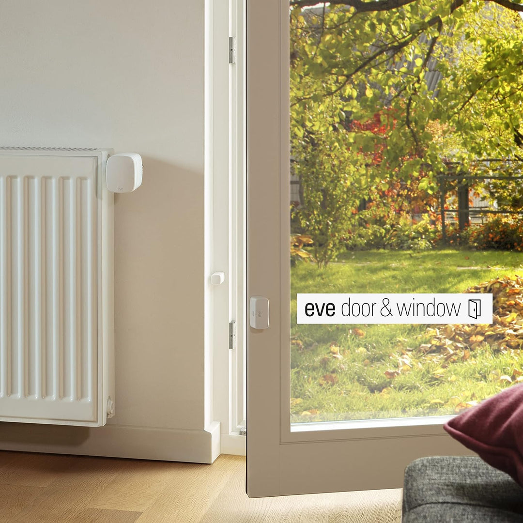 Eve Thermo, 2er Set – Smartes Heizkörperthermostat mit LED-Display, automatischer Temperatursteuerun