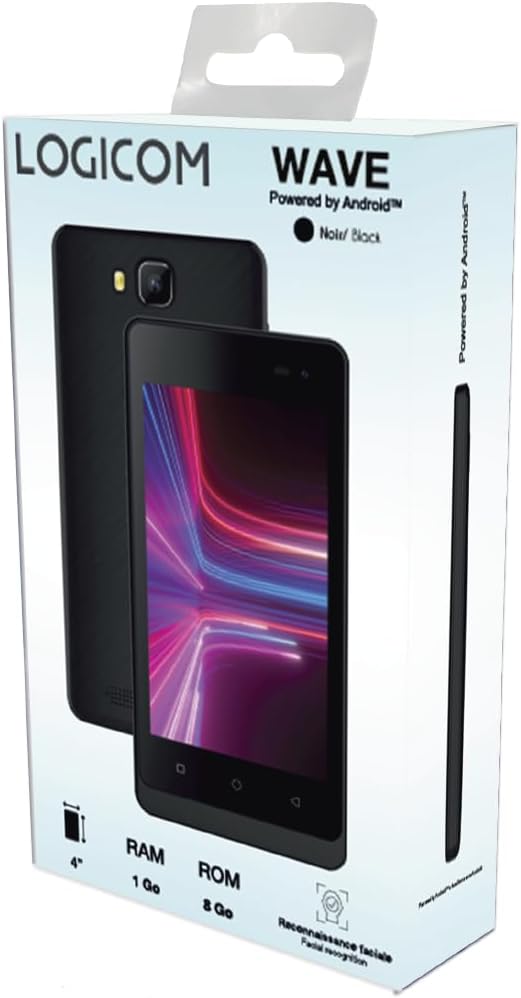 Logicom - Mobiltelefon mit Gesichtserkennung – Smartphone Le Wave – (10,2 cm (4 Zoll) Display – 8 GB