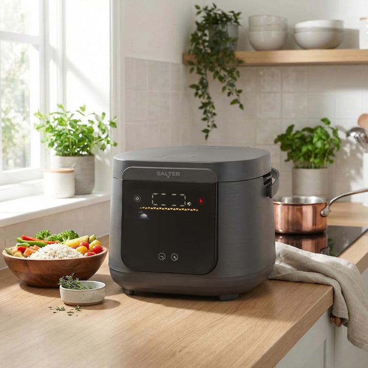 Salter 5-Liter Multikocher – 20 Voreinstellungen & 12-Stunden-Warmhaltefunktion, LED-Touchscreen, PF