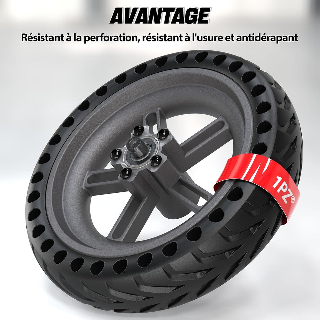 1PZ F8P-X1M 8 1/2 x 2 Solid Reifen für Xiaomi M365, 8,5 Zoll Ersatzreifen mit original kugelgelagert