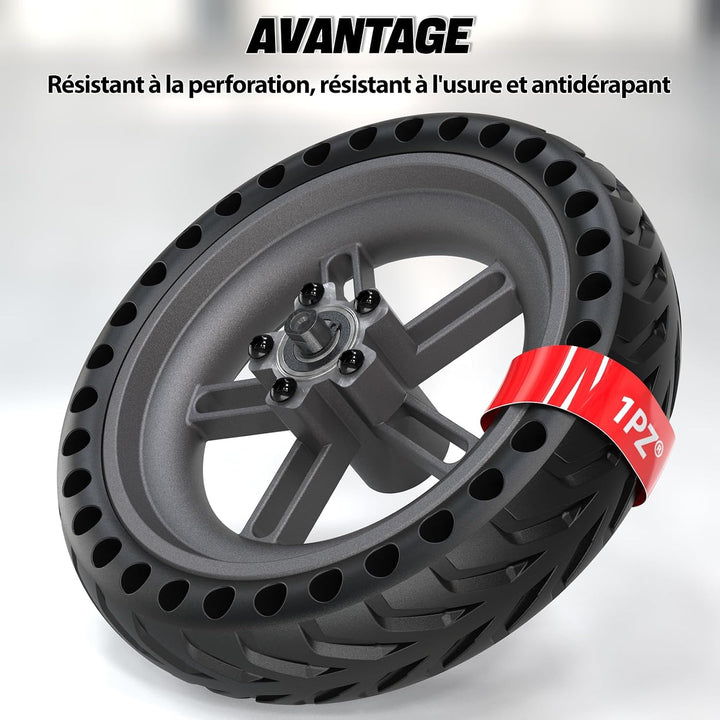 1PZ F8P-X1M 8 1/2 x 2 Solid Reifen für Xiaomi M365, 8,5 Zoll Ersatzreifen mit original kugelgelagert