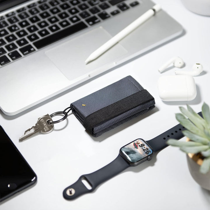 GUGGIARI® Slim Wallet mit RFID Schutz für Kreditkarten-, Bargeld- und Schlüsselhalter - Kartenetui H