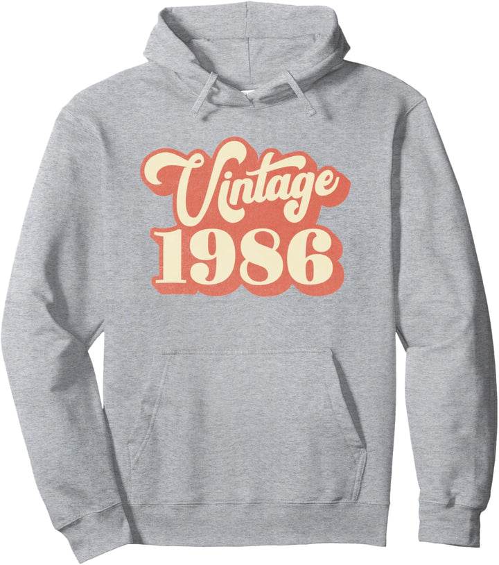 Vintage 1986 34 Jahre alt Geschenke 34. Geburtstag Pullover Hoodie